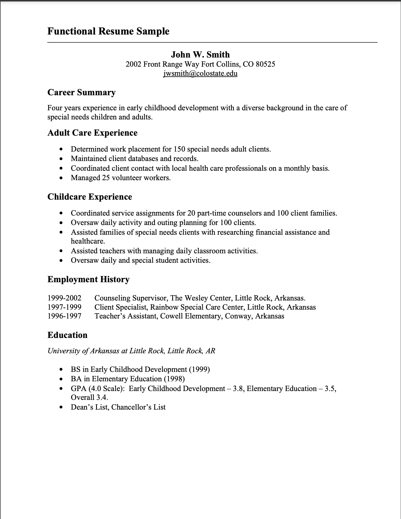 Resume Preview